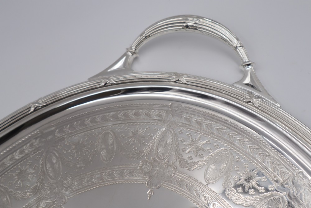 Antique Silverplated Tray. View V