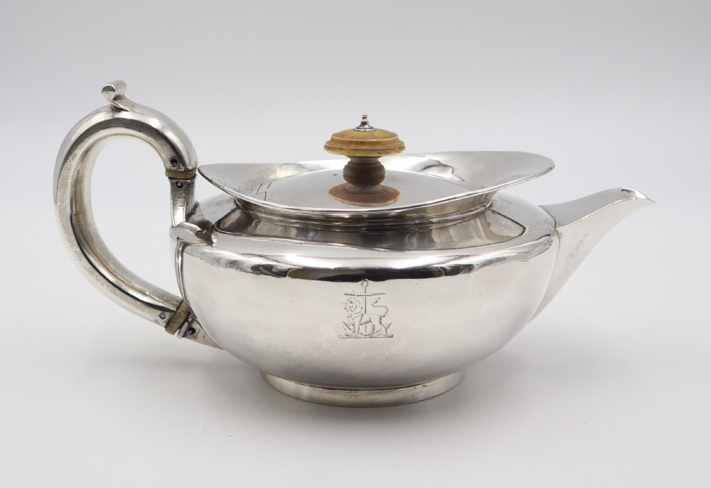 Antique Silver Tea Pot.