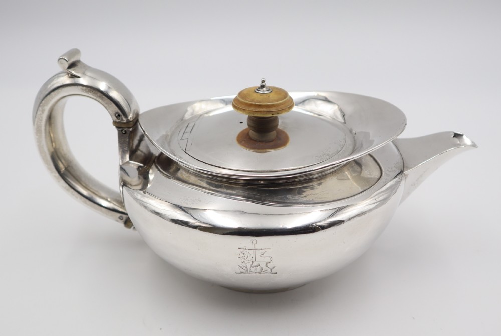 Antique Silver Tea Pot. View II