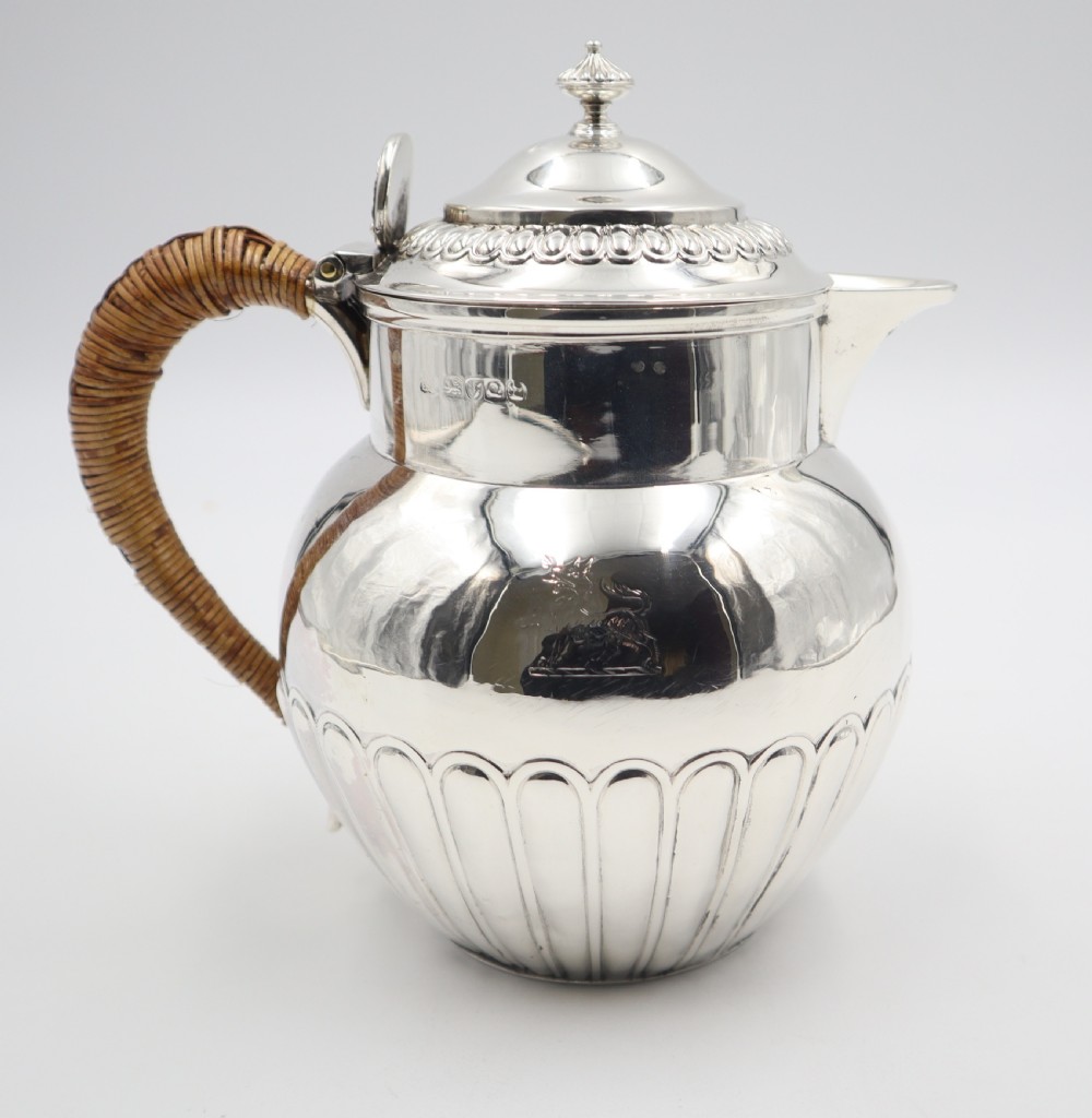 Antique Silver Coffee Jug.