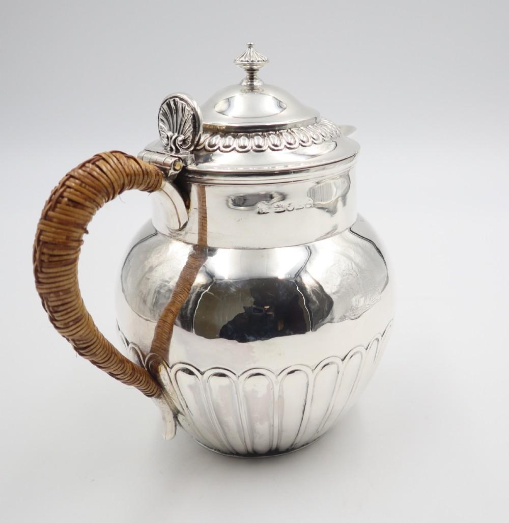 Antique Silver Coffee Jug. View II