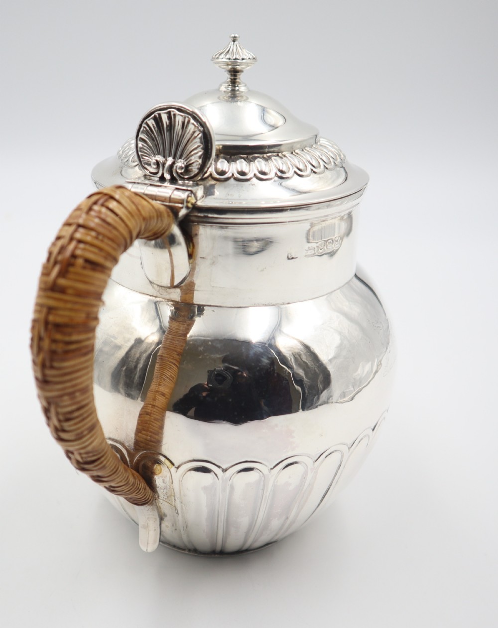 Antique Silver Coffee Jug. View IV