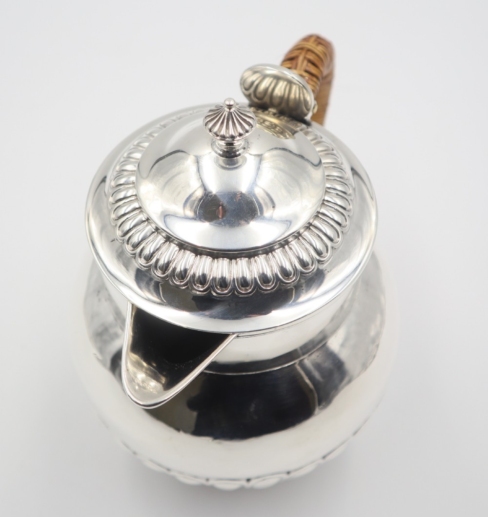Antique Silver Coffee Jug. View V