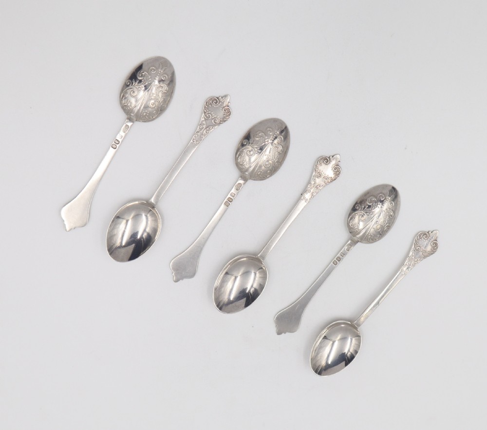 Set of Antique Silver Tea/Coffee Spoons.