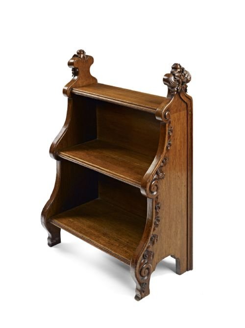 19th Century Small Oak Standing Bookcase