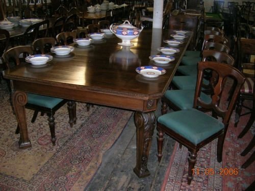 Mahogany Dining Table by Maple & Co