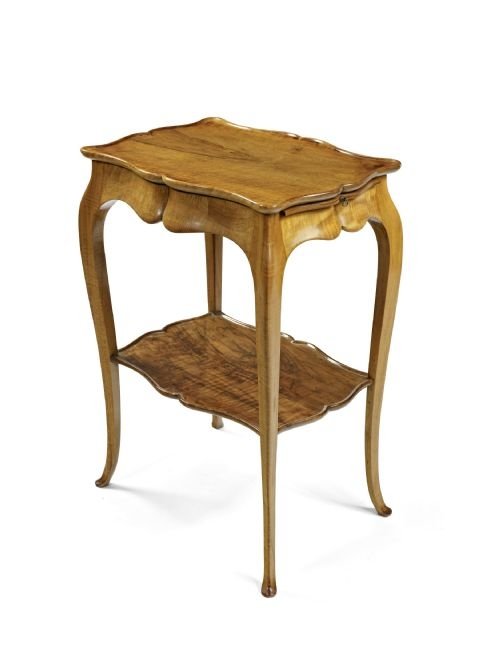 French Style Walnut Occasional Table