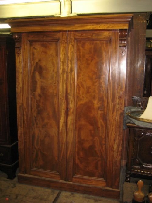 William IV Mahogany Two Door Wardrobe