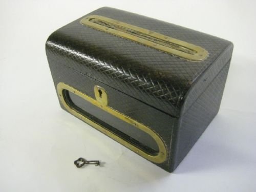 Victorian Moroccan Leather Letterbox