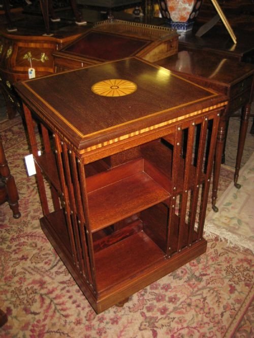 Edwardian Revolving Bookcase