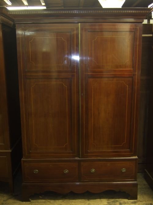 George III Mahogany Wardrobe