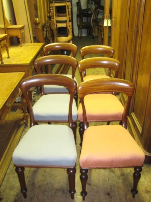 Set of 6 Mid Victorian Dining Chairs