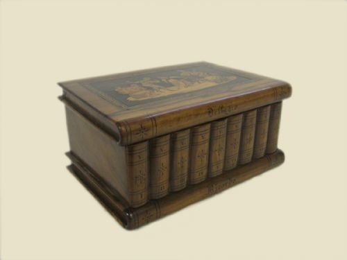 Small Italian Marquetry Jewellery Box