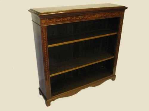 Fine Quality Scottish Sheraton Style Open Bookcase