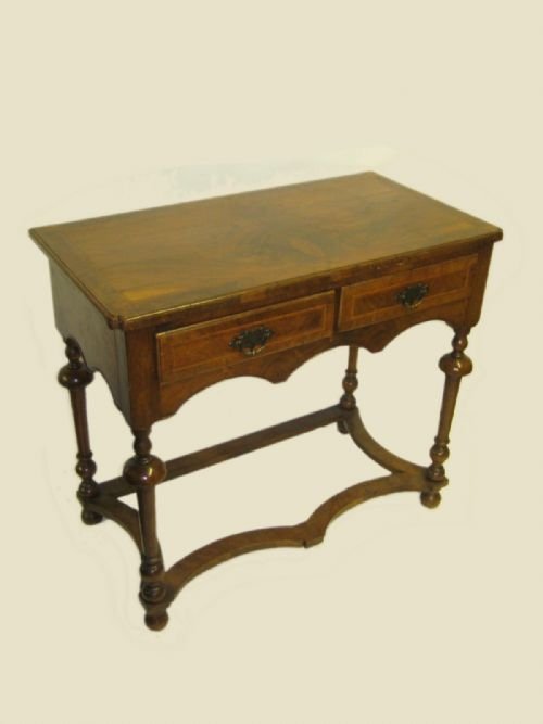 Walnut George II Style Lowboy