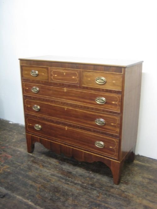 George III Inlaid Chest of Drawers