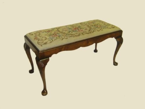 George II Style Walnut Stool