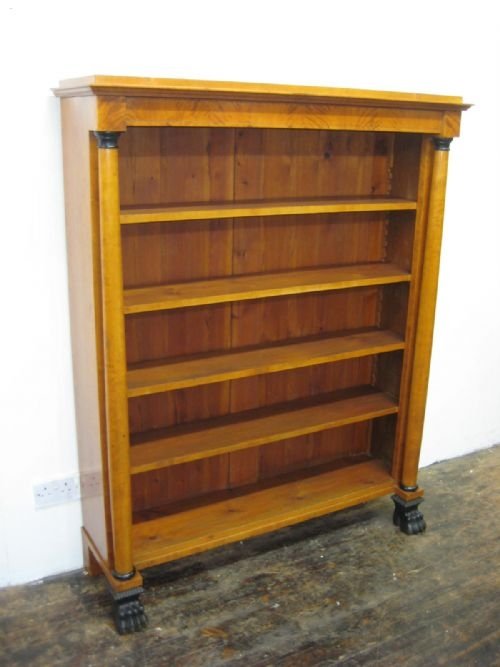 Swedish Satin Birth Open Bookcase