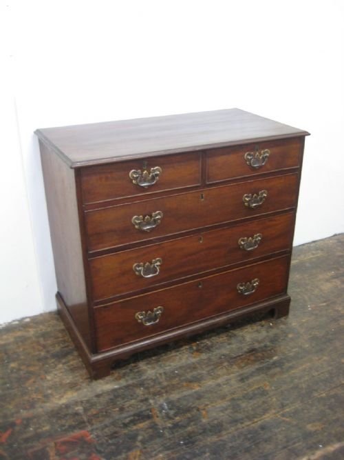 Neat Sized George III Mahogany Chest of Drawers