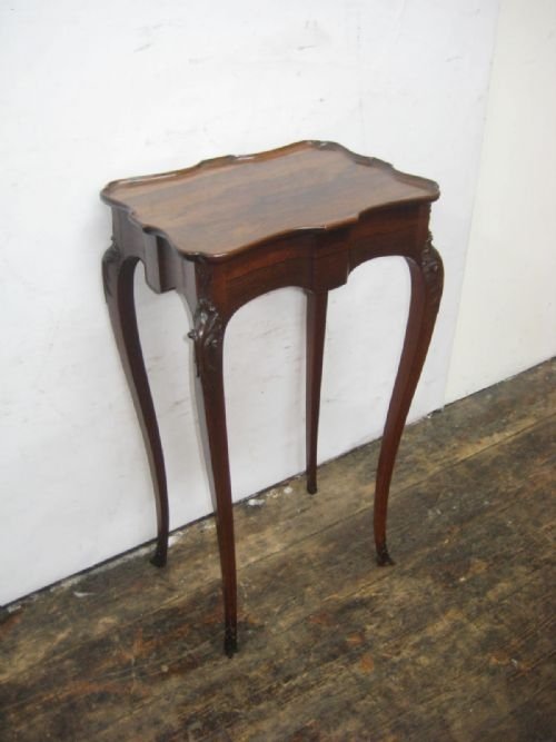Neat Solid Rosewood Side Table