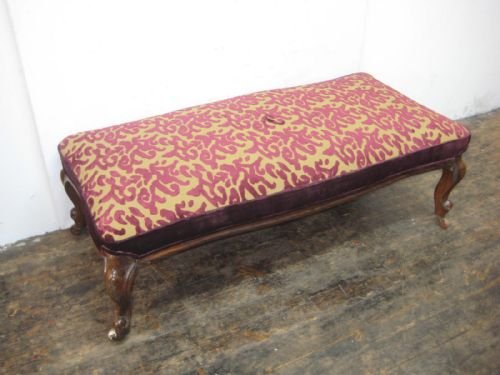 Mid Victorian Rosewood Centre Stool