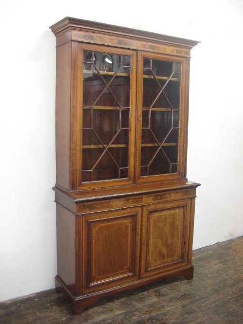 Sheraton Style Cabinet Bookcase