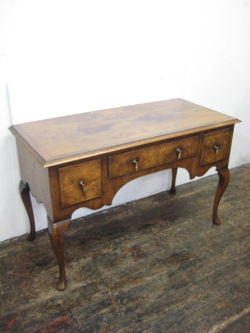 George II Style Walnut Lowboy