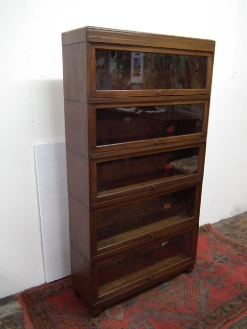 Mahogany Globe Wernicke Sectional/stacker Bookcase