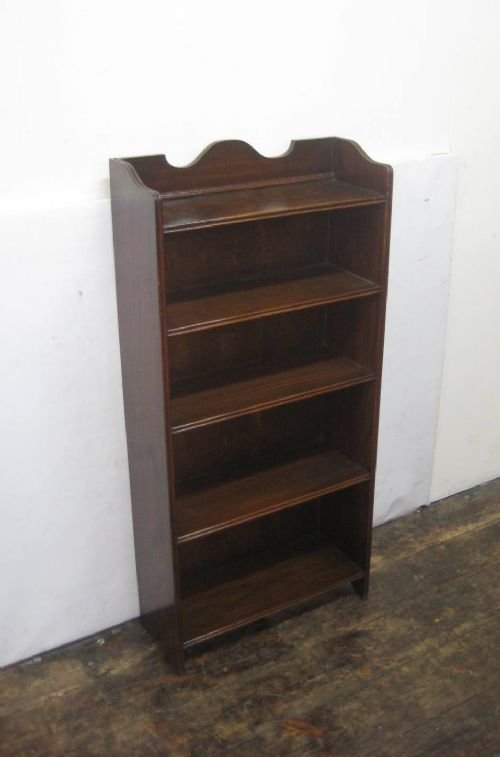 Small Oak Open Bookcase