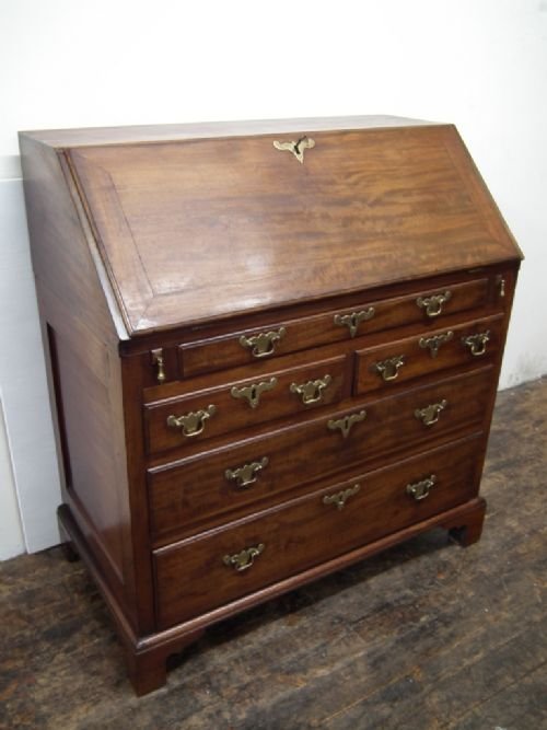 George III Mahogany Bureau