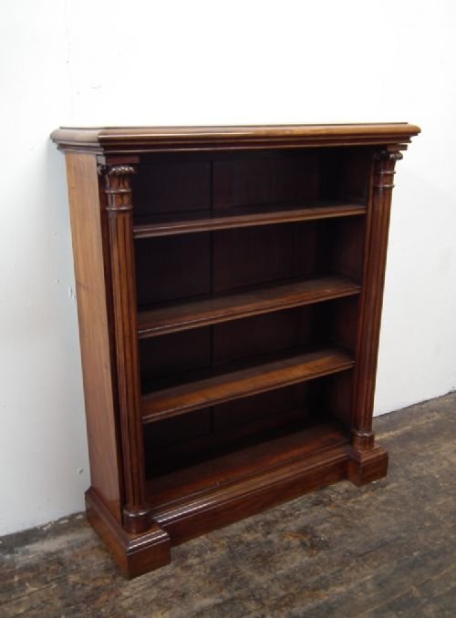 Exhibition Quality William IV Mahogany Open Bookcase
