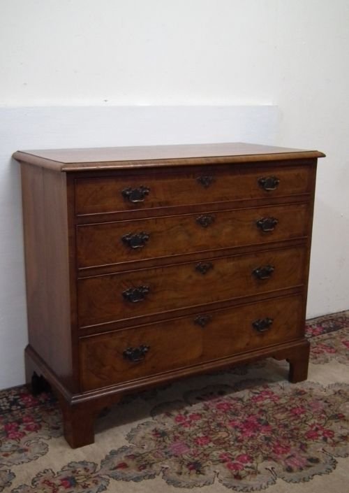 George II Style Walnut Chest of Drawers