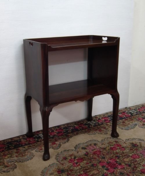 Whytock & Reid Mahogany Open Bookcase/side Cabinet