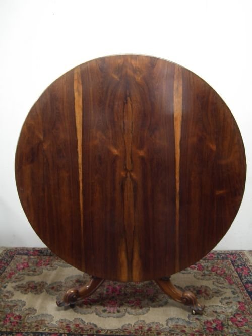 Early Victorian Rosewood Breakfast Table