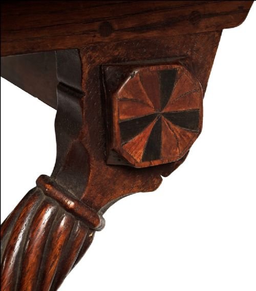 fig 2. Liberty & Co Tudor Building Oak Centre Table