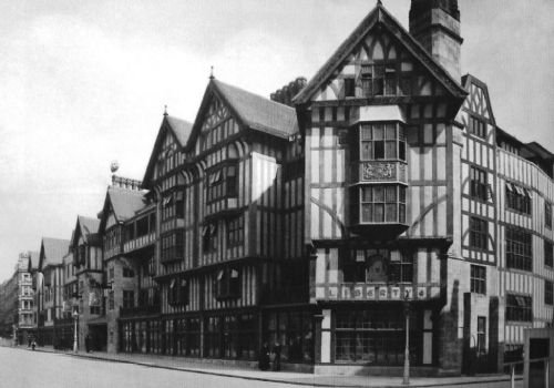 fig 3. Liberty & Co Tudor Building Oak Centre Table
