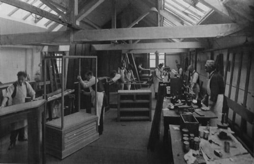 fig 4. Liberty & Co Tudor Building Oak Centre Table