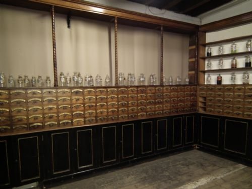 Interior of a Chemists Shop from Edinburgh