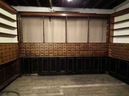 fig 1. Interior of a Chemists Shop from Edinburgh