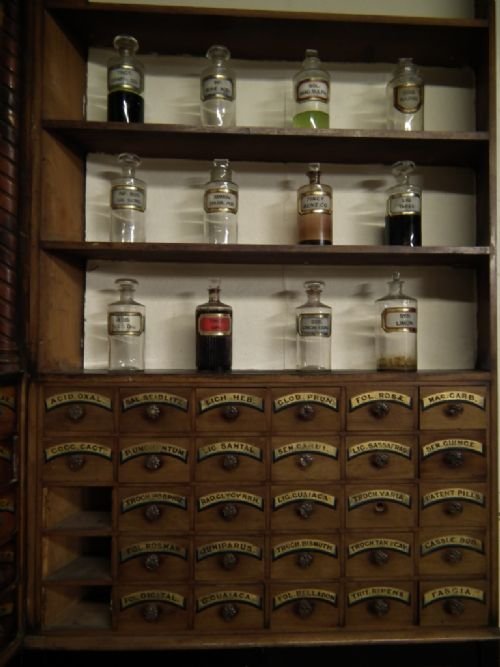 fig 2. Interior of a Chemists Shop from Edinburgh