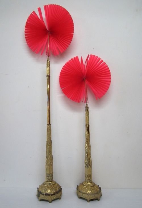 Pair of William IV Patent Fire Screens