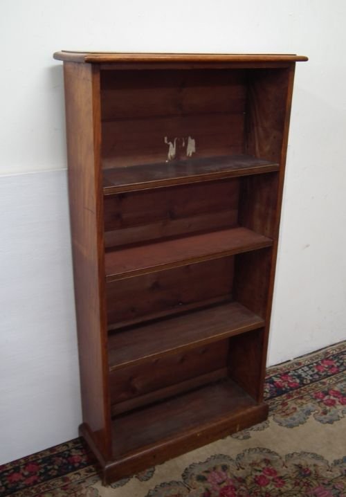 Victorian Mahogany Open Bookcase