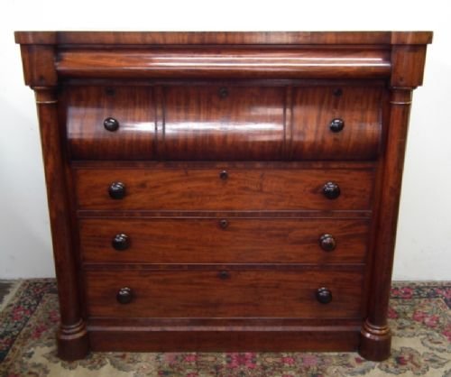 Victorian Classic Scottish Mahogany Chest of Drawers