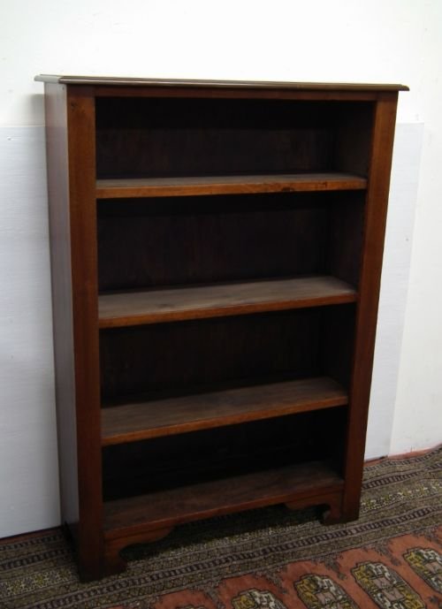 Victorian Mahogany Open Bookcase