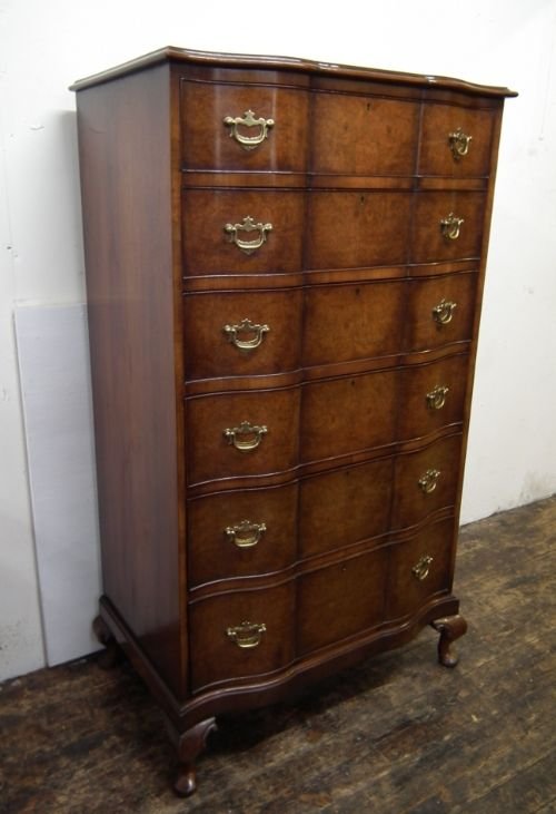 George II Style Walnut Chest of Drawers