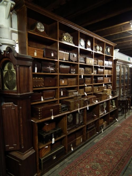 Large Victorian Pine Open Bookcase