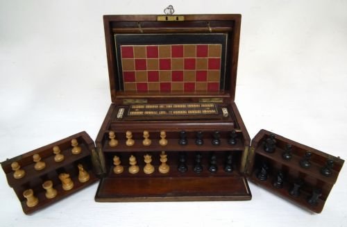 Walnut Cased Compendium of Games