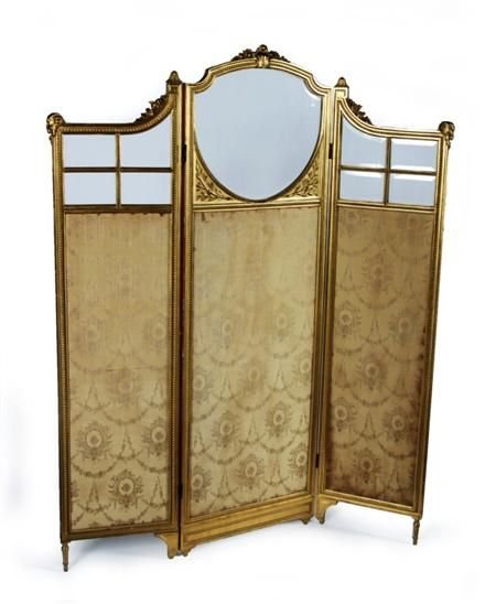 Adams Style Gilded Fire Screen