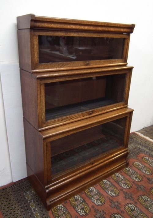 Oak Waterfall Sectional/stacker Bookcase