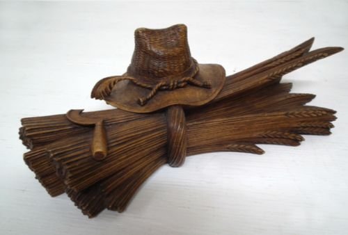 Carved Black Forest Ink Stand